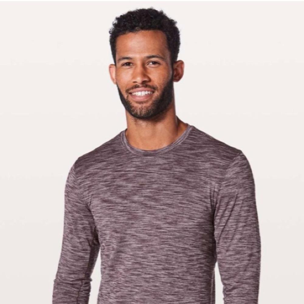 Lululemon Fresh Move LS Crew Sz S Black Cherry